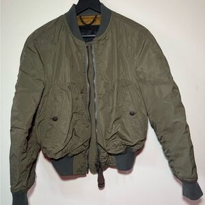Burberry Khaki Bomber Jacket